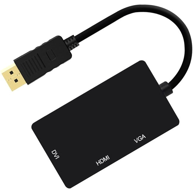 4Xem 3 In 1 Displayport To Hdmi Dvi Vga Adapter