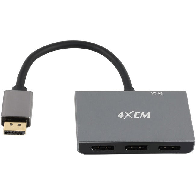 4Xem 3-Port Displayport To Displayport Multi-Monitor Hub 4XMST02