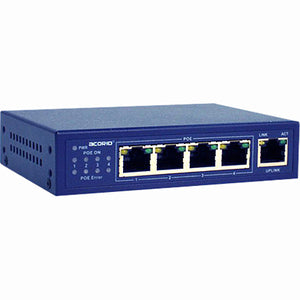 4Xem 4-Port Poe+(Plus) 25.5Watt 10/100Mbps Ethernet Switch