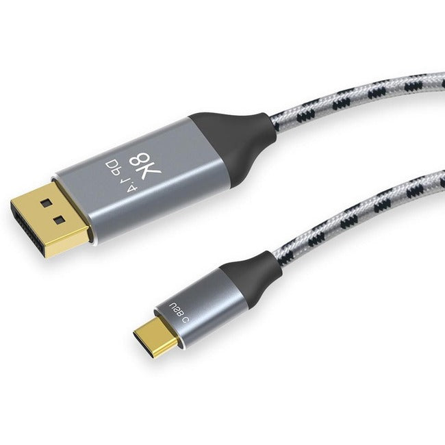 4Xem 8K/4K 1M Usb-C To Displayport Braided Cable