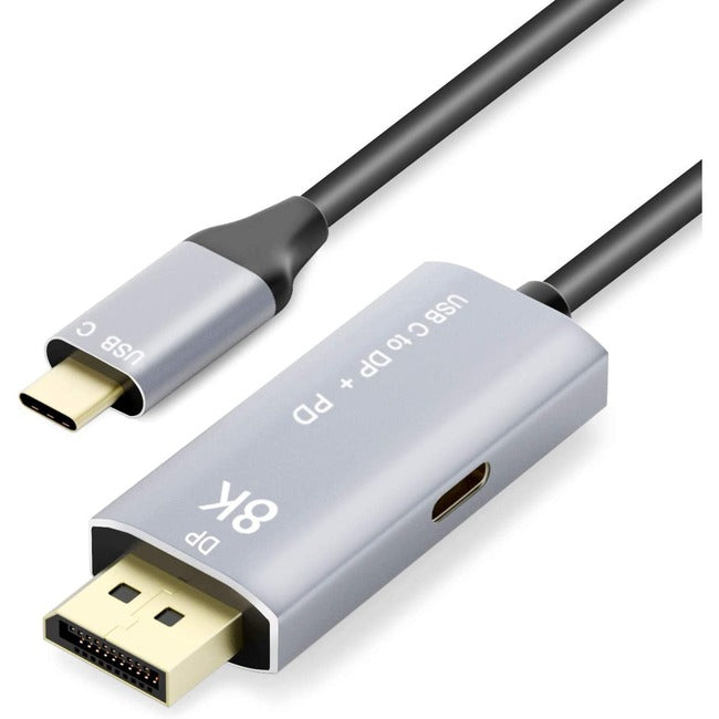 4Xem 8K/4K 1M Usb-C To Displayport Cable With Power Delivery