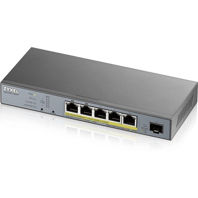 5-Port Gigabit Poe+ L2 Web Mngd,Switch60W W/Sfp Uplink 802.3Bt Sup