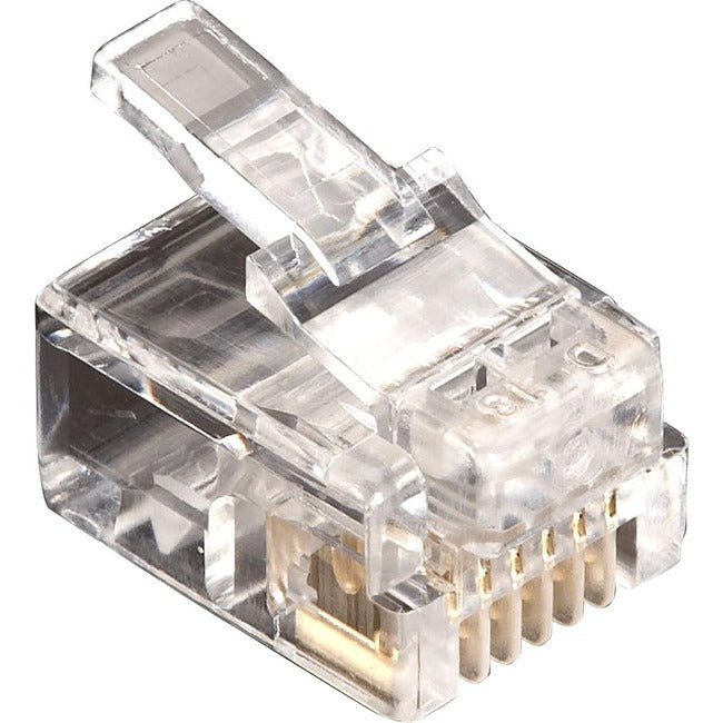 50-Pack Rj11 Unshielded Modular,Plug 6-Wire