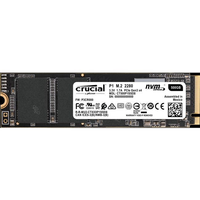 500Gb P1 3D Nand Nvme Pcie M.2,Ssd