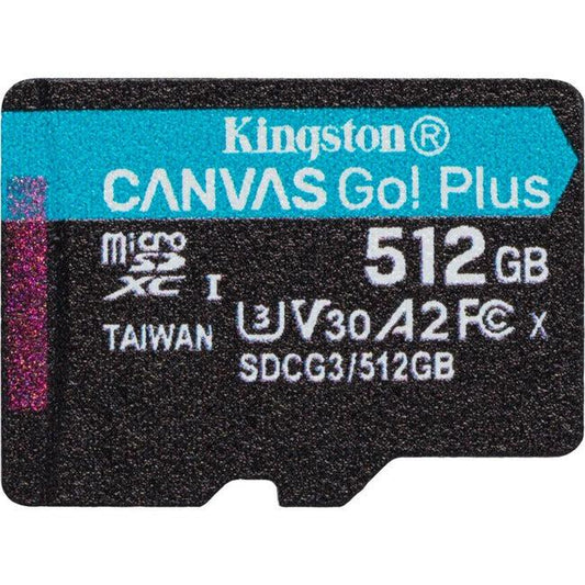 512Gb Microsdxc Canvas Go Plus,170R A2 U3 V30 Single Pack W/O