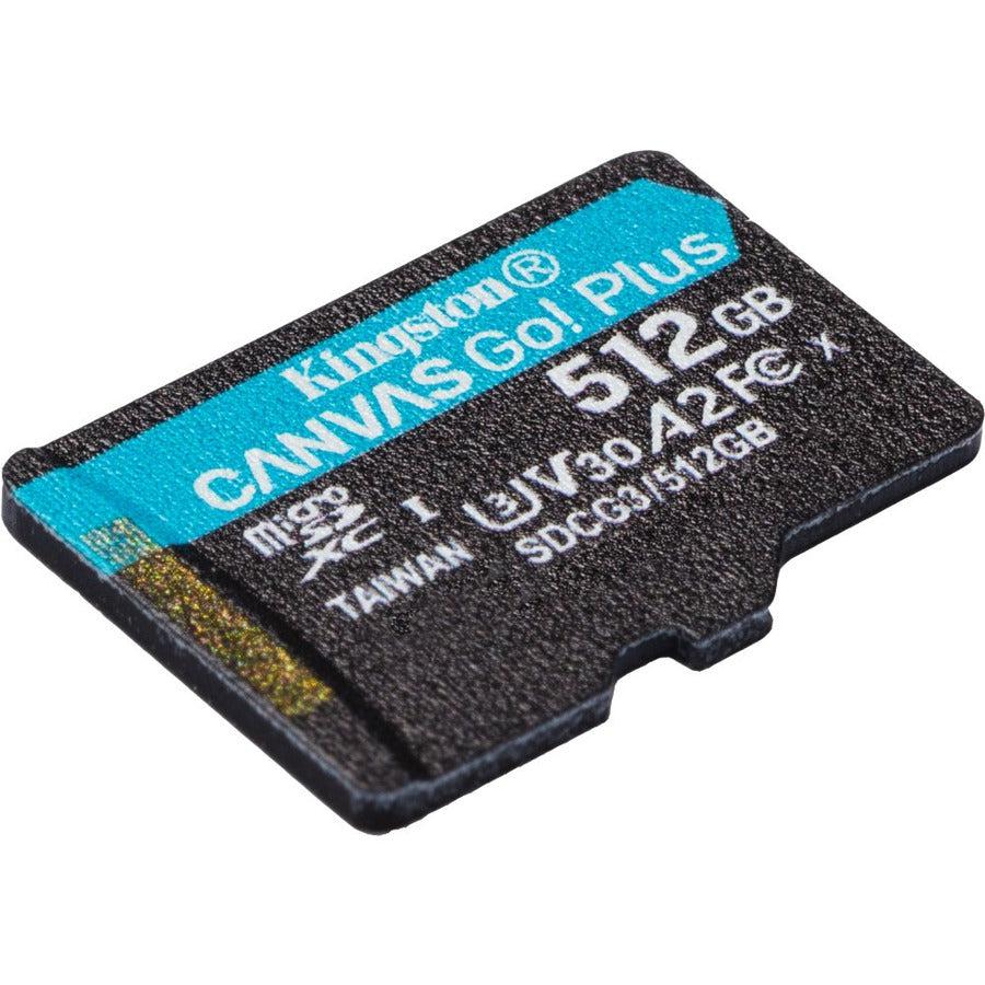 512Gb Microsdxc Canvas Go Plus,170R A2 U3 V30 Single Pack W/O