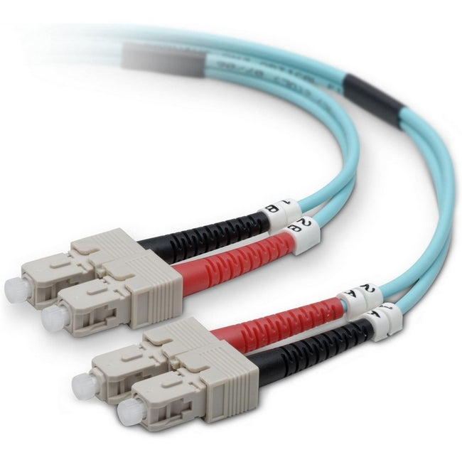 5M Fiber Sc/Sc Lo Mmf 10Gb,50/125 Aqua Cable