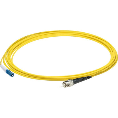 5M Lc/St M/M Os2 Patch,Cable Yellow Simplex Plenum Fiber