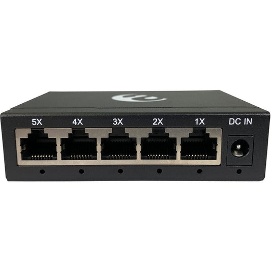 5Port Gig Ethernet Switch Metal,Capacity 10Gbps Mdi/Mdix Wall Mnt