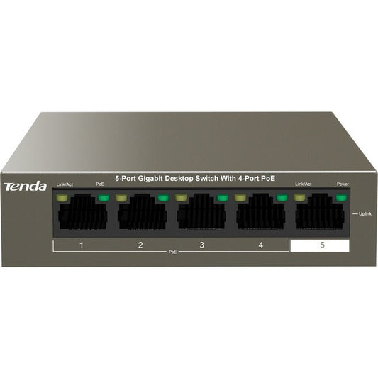 5Port Gigabit Desktop Switch,With 4Port Poe 5Port Gigabit