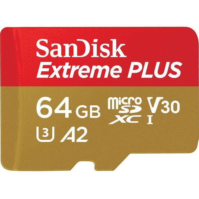 64Gb Extreme Plus Microsd Usd,170 90Mb/S C10 Uhs U3 V3