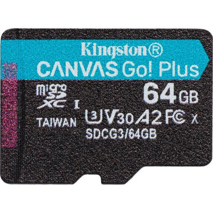 64Gb Microsdxc Canvas Go Plus,170R A2 U3 V30 Single Pack