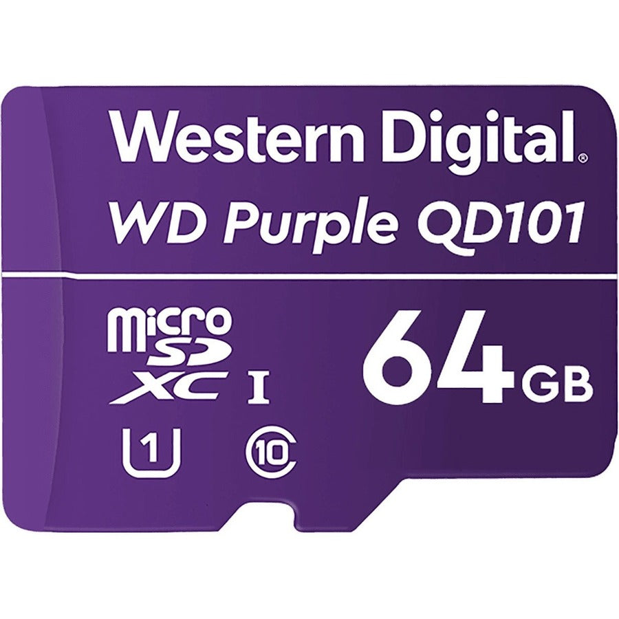 64Gb Wd Purple Sc Qd101 Microsd,Card