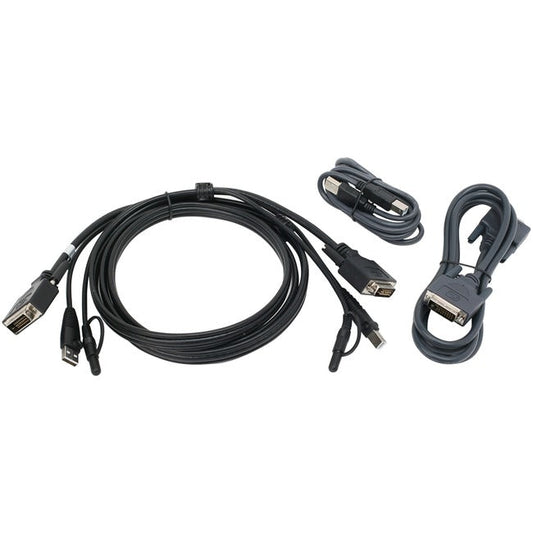 6Dual Head Dual-Link Dvi Kvm,Usb Cable Kit Taa Compliant