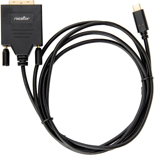 6Ft Usb-C To Dvi-D M/M Cable,Dual Link 2560X1600 Sngl 1920X1200