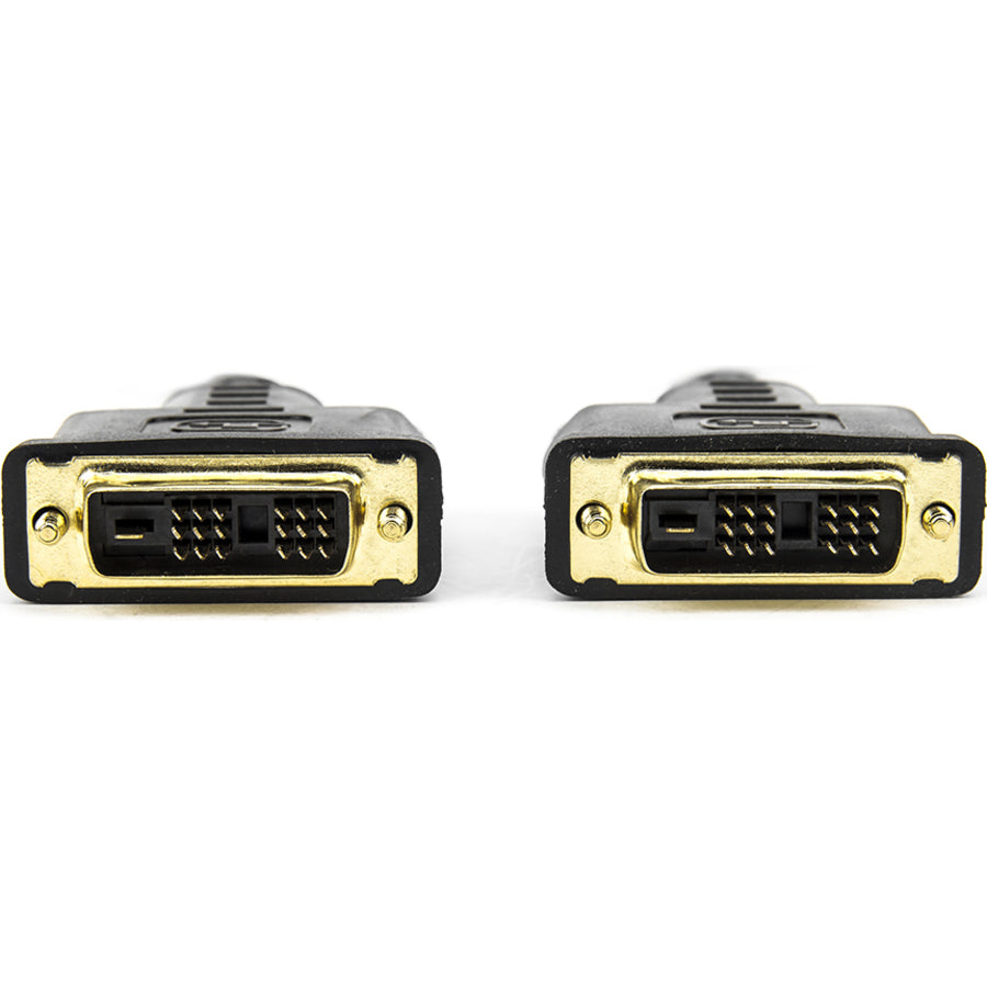 6Ft Dvi Single Link M/M Cable,Dvi 18+1 Gold Plated Black Cable