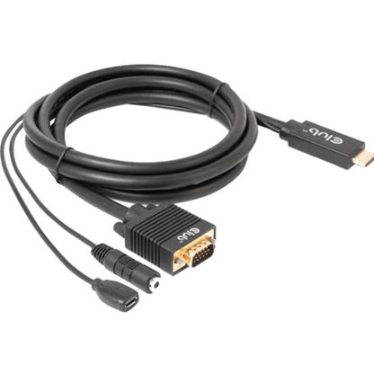 6Ft Hdmi To Vga Cable Full Hd,1080P 3.5Mm Audio+Musb For Power
