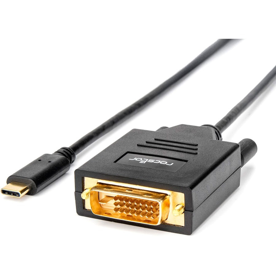 6Ft Usb-C To Dvi-D M/M Cable,Dual Link 2560X1600 Sngl 1920X1200