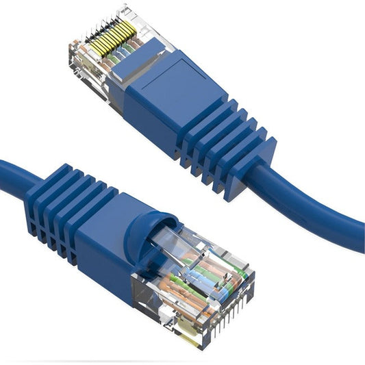 6In Cat6 550Mhz Patch Cable,Clear Snagless Universal Boot