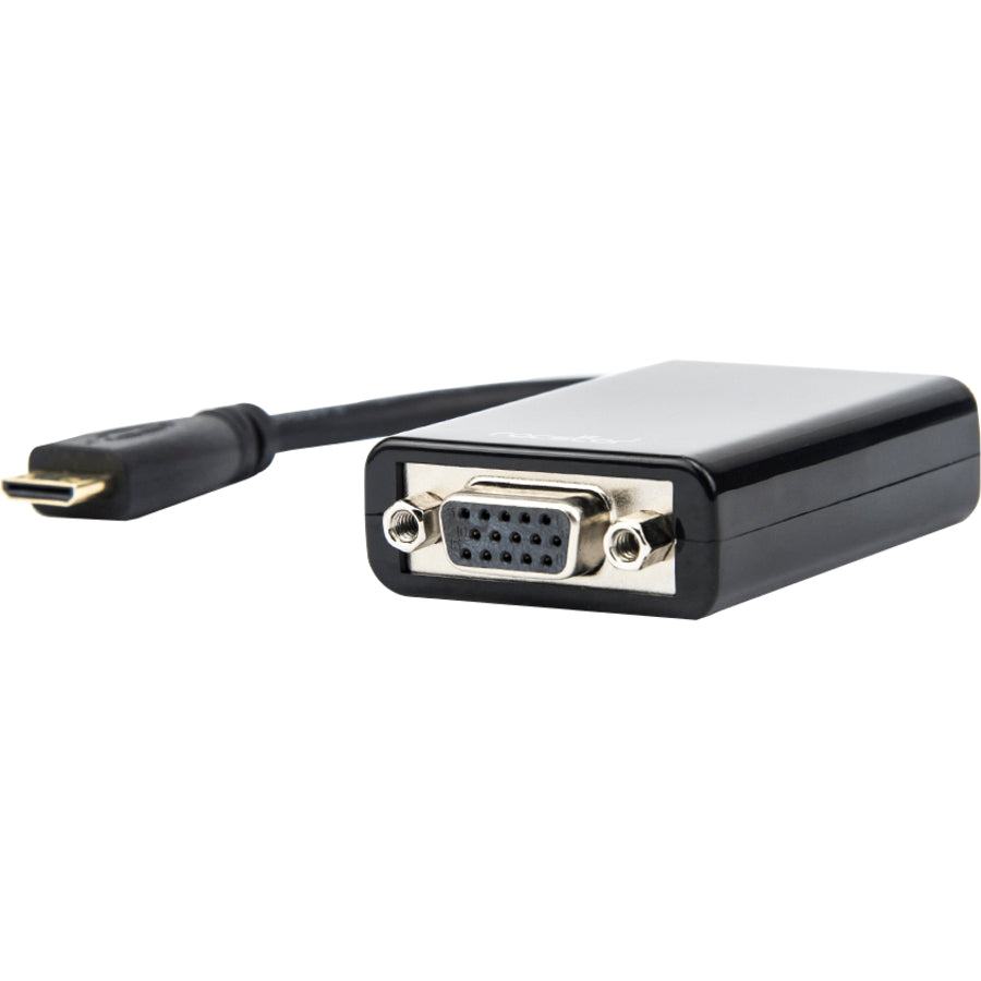 6In Mini Hdmi To Vga Adapter,Male To Vga Female Black