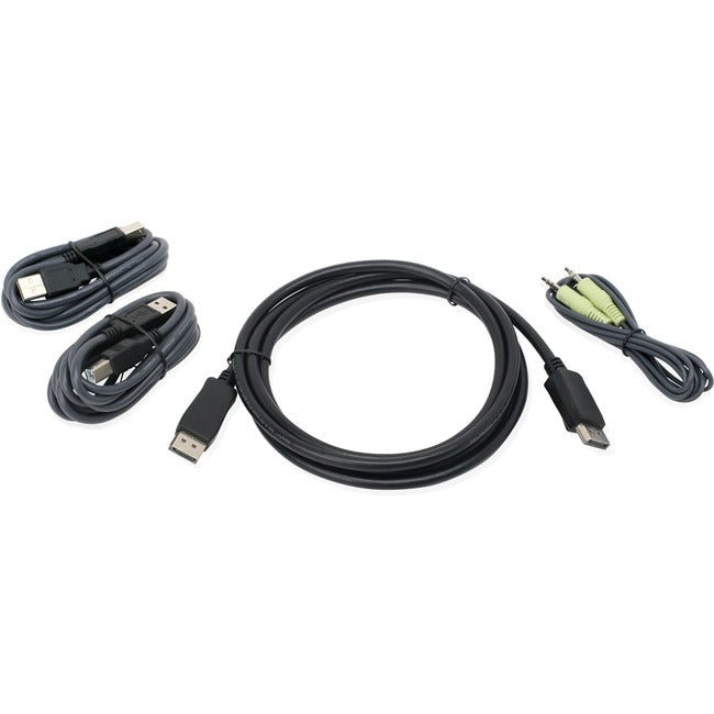 6Single View Displayport Usb,Kvm Cable Kit W/ Audio Taa Comp