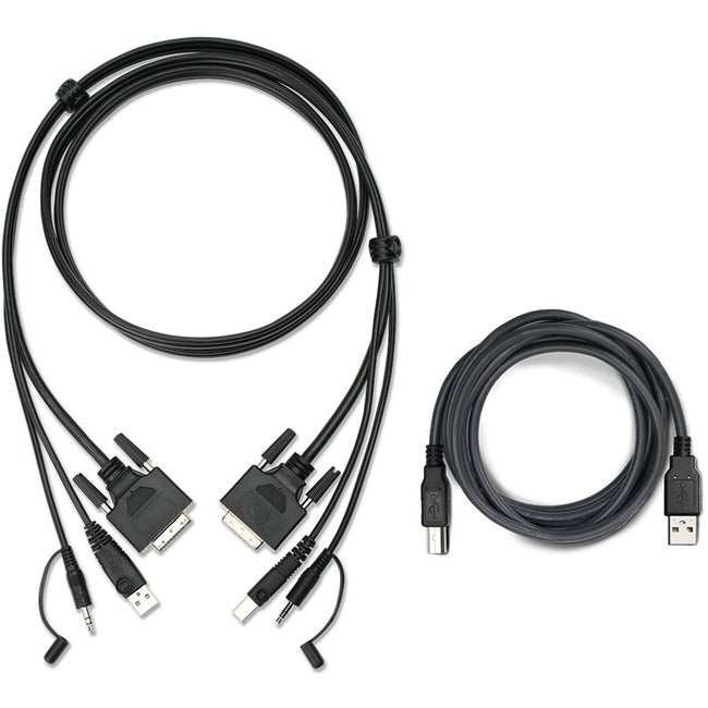 6Single View Dual-Link Dvi Kvm,Usb Cable Kit Taa Compliant