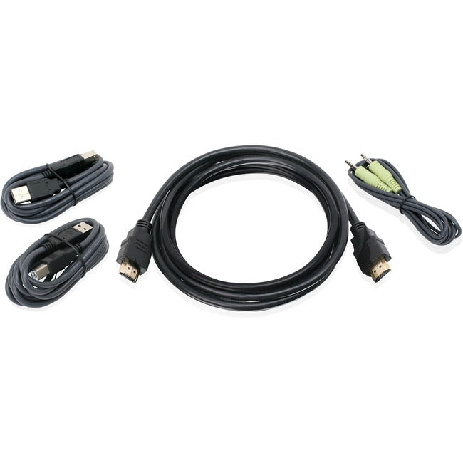 6Single View Hdmi Usb Kvm Cable,Set With Audio Taa Compliant