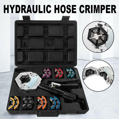 71500 A/C Hydraulic Hose Crimper Tool Kit Crimping Set Hose Fittings Hand Tool