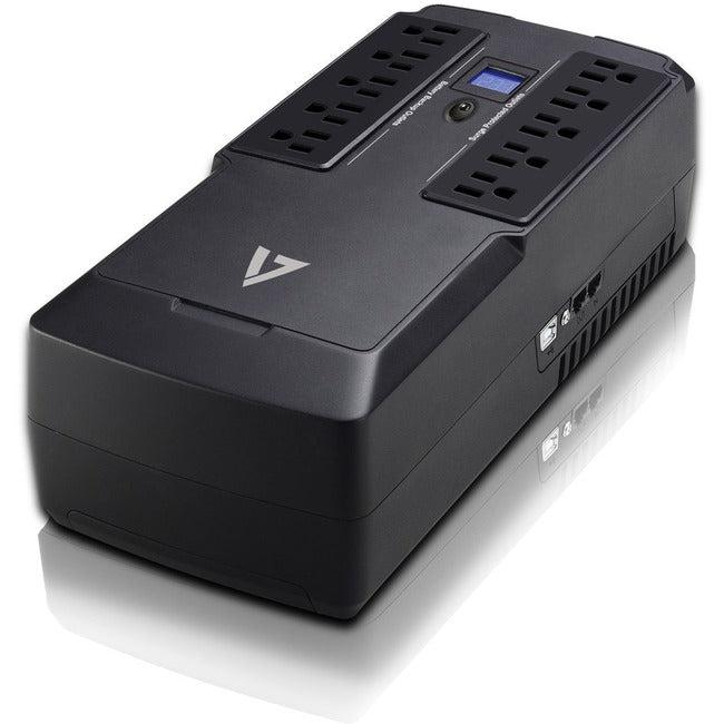 750Va Desktop Ups Lcd 10 Out,5 Ups+5 Surge 120V Usb Rj45