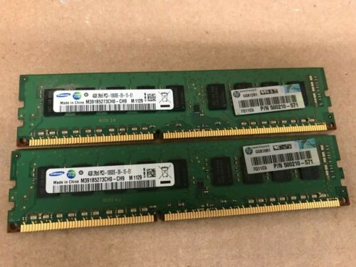 8Gb Udimm Pc3-10600E,Open Box See Warranty Notes