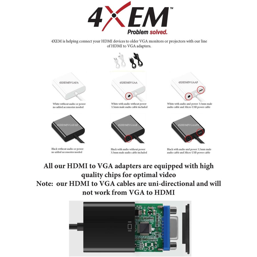 8In Hdmi To Vga Usb Power With,Audio Male And Female Adapter 1080P 4Xhdmivgaap