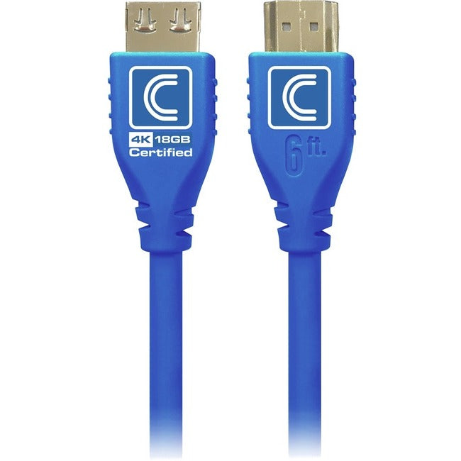 9Ft Microflex Pro Av/It Certif,18G Highspeed Hdmi Cable Cool Blue