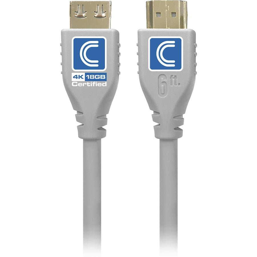 9Ft Microflex Pro Av/It Certif,18G Highspeed Hdmi Cable Grey