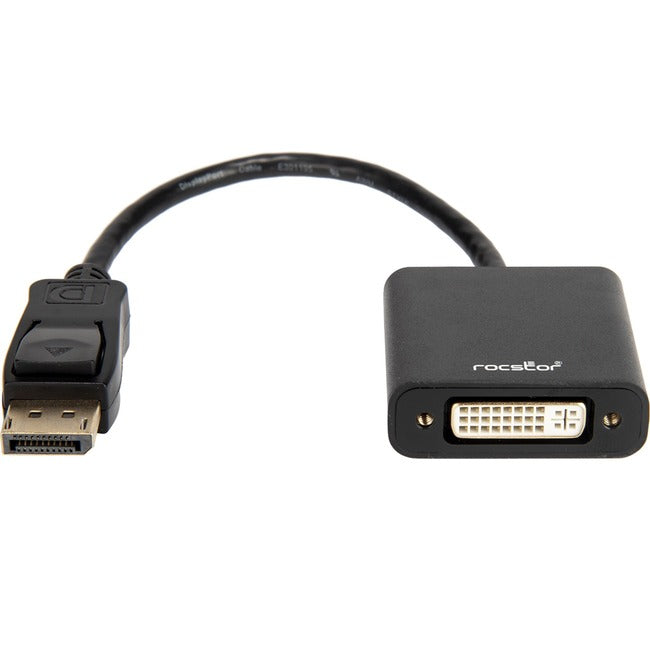 Active Dp To Dvi Adapt 4K 30Ghz,8In Dp Male Dvi Female Black