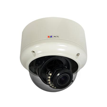 Acti A82 Security Camera Ip Security Camera Outdoor Dome 2592 X 1944 Pixels Wall