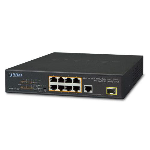 Acti Ppsw-0102 Network Switch Unmanaged Fast Ethernet (10/100) Power Over Ethernet (Poe) Black