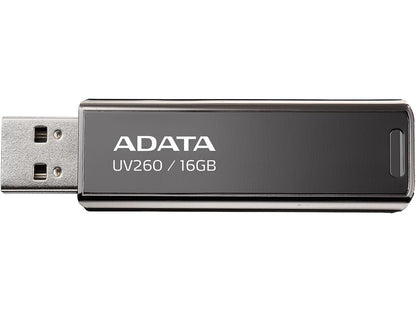 Adata 16Gb Uv260 Usb 2.0 Flash Drive (Auv260-16G-Rbk)