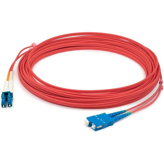 Addon Lc/Sc M/M Patch Cabl,5M Taa Red Os2 Duplex Fiber Ofnr