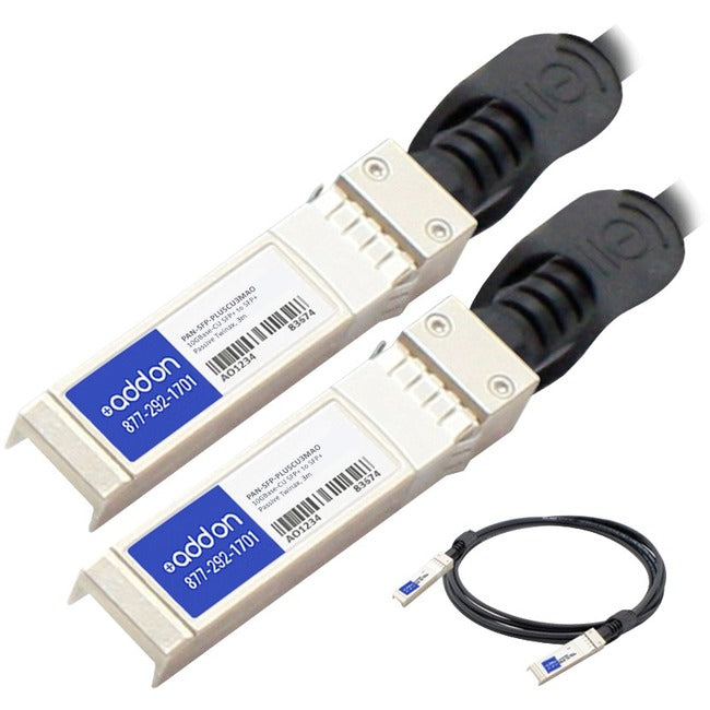 Addon Pan-Sfp-Plus-Cu-3M Comp,Taa 10G-Cu Twinax Sfp+ Dac 3M