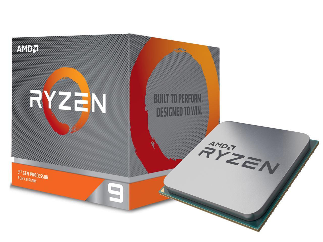 Amd 100-100000023Box Ryzen 9 3900X Desktop Processors / 3.8Ghz/ Twelve-Core/ Pcie 4.0/ Retail