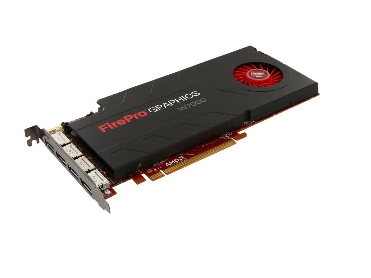 Amd Firepro W7000 100-505634(100-505848) 4Gb 256-Bit Gddr5 Pci Express 3.0  X16 Crossfire Supported Workstation Video Card