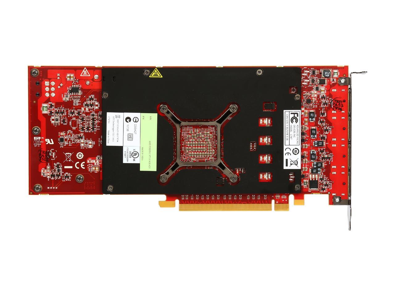 Amd Firepro W7100 100-505724 8Gb 256-Bit Gddr5 Pci Express 3.0 X16 Full Height/Full Length Single-Slot Workstation Video Card