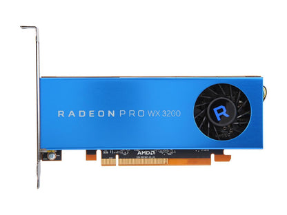 Amd Radeon Pro Wx 3200 100-506115 4Gb 128-Bit Gddr5 Pcie 3.0 X16 (X8 Electrical) Low Profile Workstation Video Card