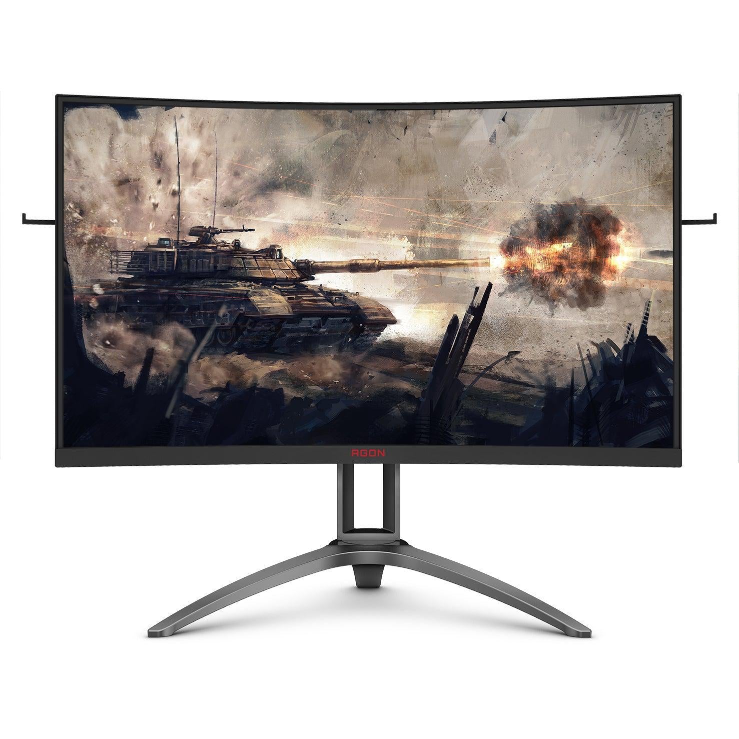 Aoc Ag323Qcx2 Computer Monitor 80 Cm (31.5") 2560 X 1440 Pixels 2K Ultra Hd Led Black, Red