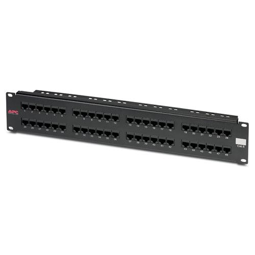 Apc 48 Port Cat6 Network Patch Panel