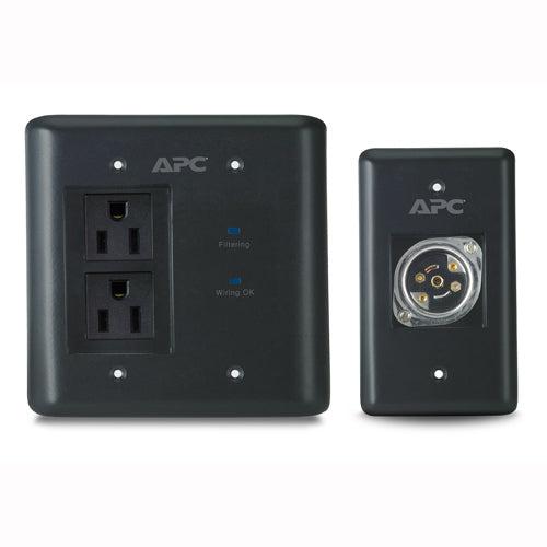 Apc Av Black In-Wall Power Filter And Connection Kit