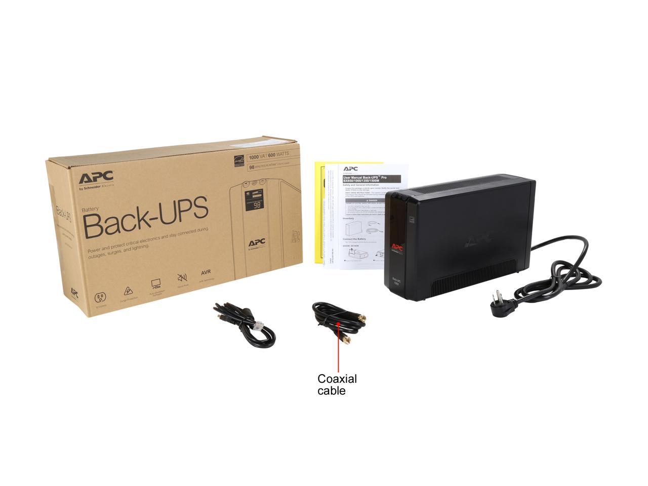 Apc Back Ups Pro Bx1000M 8-Outlet 600W/1000Va Lcd Ups System