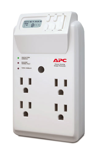 Apc P4Gc Surge Protector White 4 Ac Outlet(S) 120 V