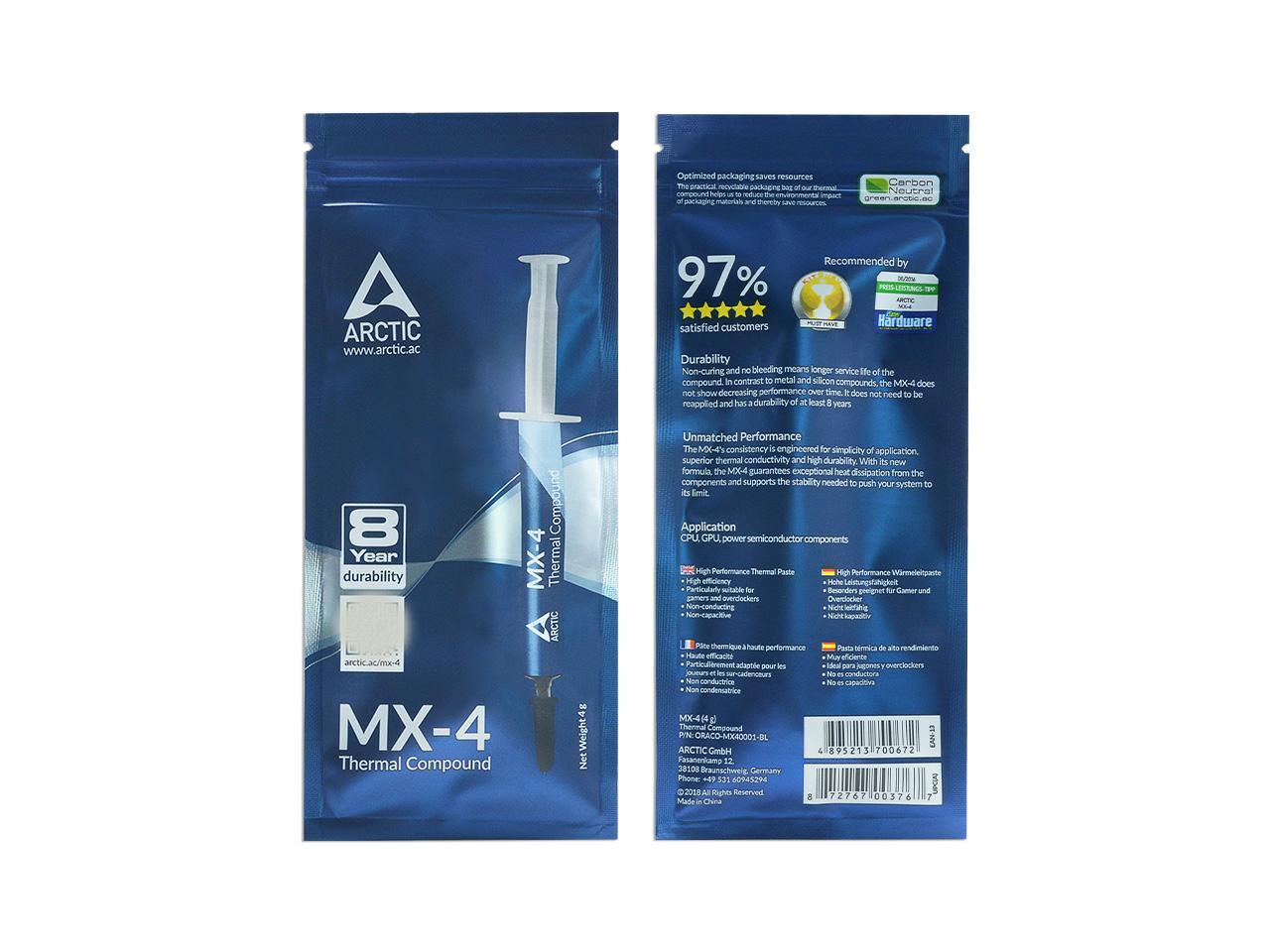 Arctic Mx-4 4G Actcp00002B Thermal Compound (4.0 G)