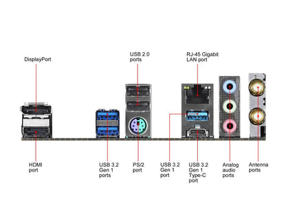 Asrock B550M-Itx/Ac Am4 Amd B550 Sata 6Gb/S Mini Itx Amd Motherboard